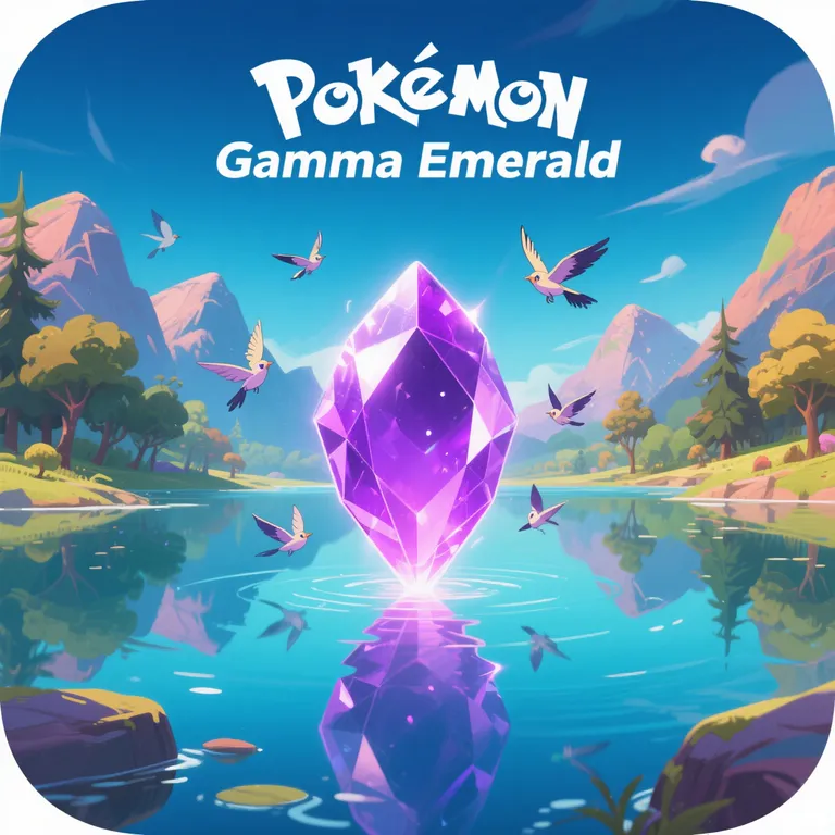 Pokémon Gamma Emerald - Fan-Made Rom Hack Game Logo